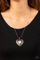 Wholeheartedly Whimsical - White Necklace