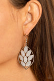 Glacial Glades - White Earring