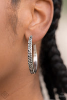 Paparazzi Tick, Tick, Boom! - Silver Earrings