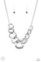 Paparazzi Bombshell Bling - Silver Necklace