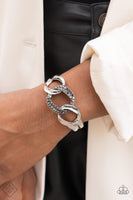 Paparazzi BOMBSHELL Squad - Silver Bracelet