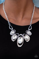 Hypnotic Twinkle - White Necklace