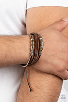 Treasure Tracker - Brown Bracelet