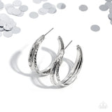 CONTOUR de Force - Silver Earring