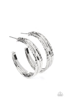 CONTOUR de Force - Silver Earring