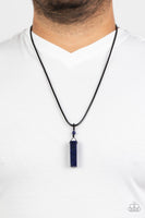 Comes Back ZEN-fold - Blue Necklace