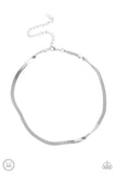 In No Time Flat - Silver Necklace