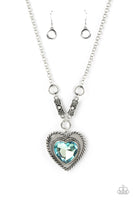 Heart Full of Fabulous - Blue Necklace