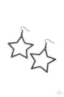 Supernova Sparkle - Black Earring