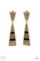 Safari Seeker - Brass Earring