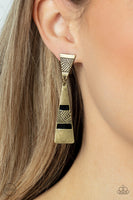 Safari Seeker - Brass Earring