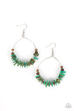 Hawaiian Kiss - Green Earring