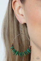 Hawaiian Kiss - Green Earring