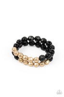 Grecian Glamour - Black Bracelet