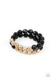 Grecian Glamour - Black Bracelet