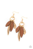 Primal Palette - Gold Earring