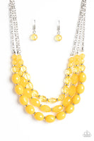 Tropical Hideaway - Yellow Necklace