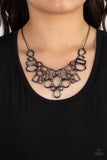 Geometric Grit - Black Necklace