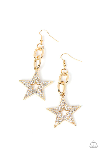 Cosmic Celebrity - Gold Earring