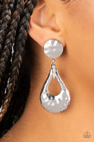 Metallic Magic - Silver Earring