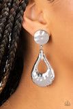 Metallic Magic - Silver Earring