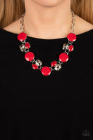 Dreaming in MULTICOLOR - Red Necklace