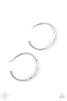 Bubble-Bursting Bling - White Earring