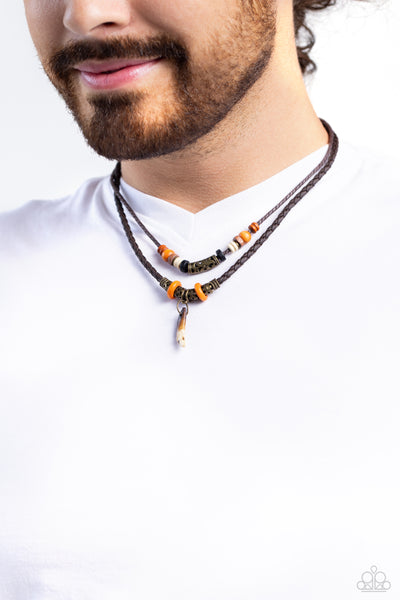 Robust Rhythm - Brass Men's Necklace