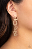 L-O-V-E - Gold Earring