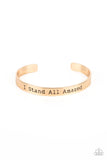 I Stand All Amazed - Gold Bracelet