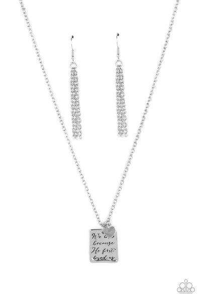 Divine Devotion - Silver Necklace