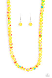 Gobstopper Glamour - Yellow Necklace