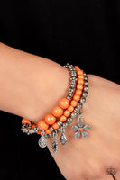 Individual Inflorescence - Orange Bracelet