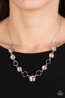 Elegantly Elite - Pink Necklace