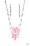 Crystal Catwalk - Pink Necklace