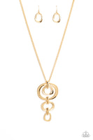 Tranquil Trickle - Gold Necklace