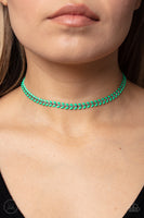 Grecian Grace - Green Necklace