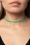 Grecian Grace - Green Necklace