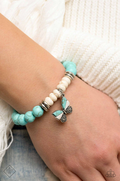 Bold Butterfly - Blue Bracelet