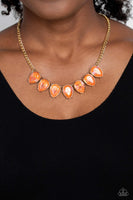 FLIRTY Dancing - Orange Necklace