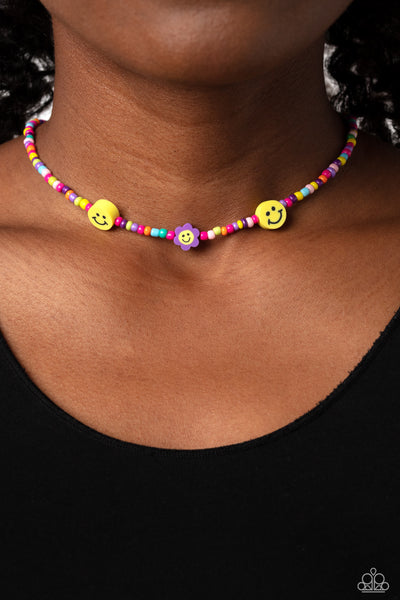 Flower Power Pageant - Purple Necklace