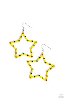 Confetti Craze - Yellow Earring