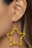 Confetti Craze - Yellow Earring