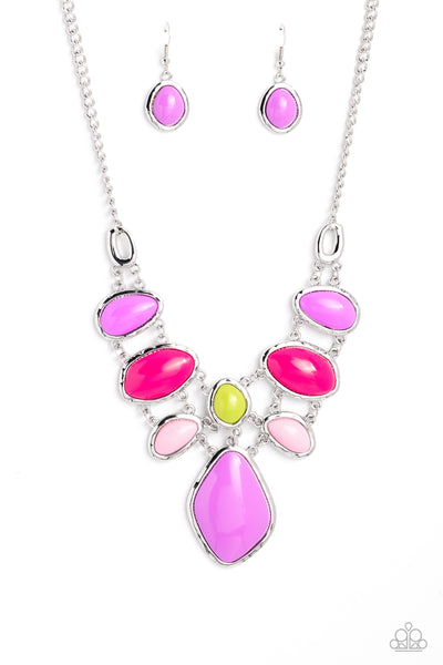 Dreamily Decked Out - Multi Necklace