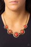 Sophisticated Showcase - Red Necklace