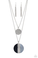 Striped Style - Silver Necklace