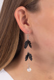 Edwardian Era - Black Earring