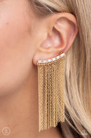 Feuding Fringe - Gold Earring