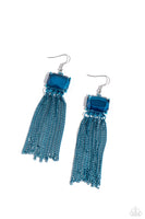 Dreaming Of TASSELS - Blue Earring