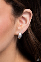 Hinged Halftime - Silver Earring